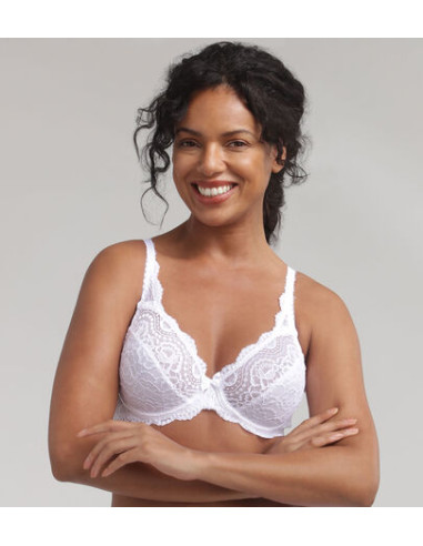 Playtex Reggiseno con Ferretto Flower Elegance in pizzo art.5832