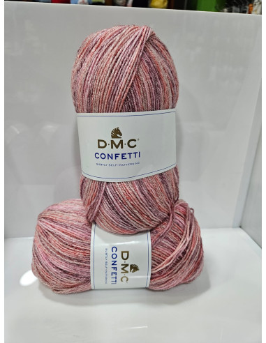 Dmc Lana Confetti Sfumata Gomitolo 100grammo 355 metri205Lana 80% Acrilico art,8147