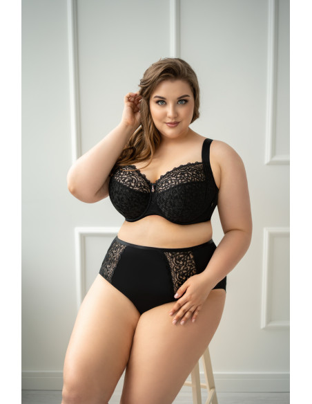 KrisLine Reggiseno in pizzo con ferretto con coppe differenziate