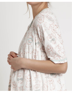 Admas Vestaglia Premaman fantasia Aristogatti manica a gomito art.67113