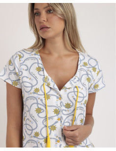 Admas Pigiama Pinicchietto fantasia con timoni art.63093